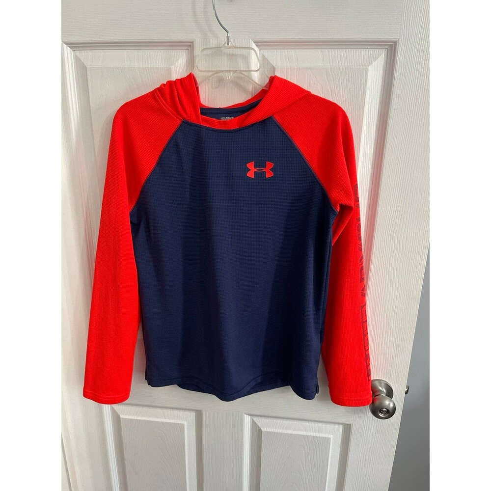 Under Armour All Season Gear Long Sleeve Loose Fit Hoodie Size YXL